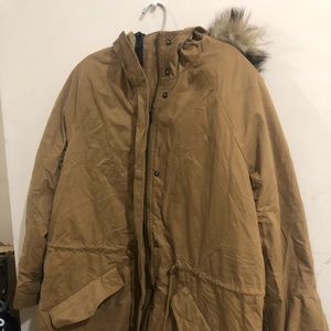 Madewell nylon Vancouver parka coat.